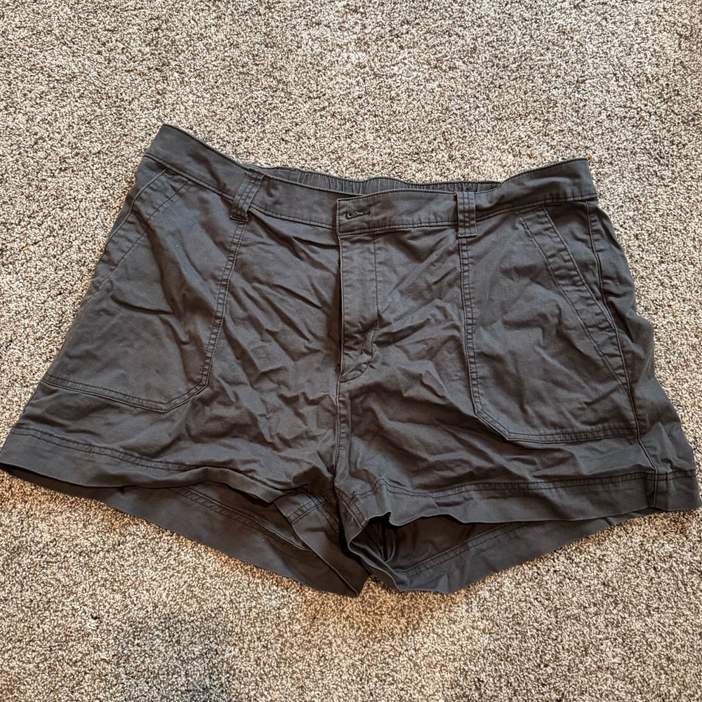 Old Navy Charcoal High Rise Chino Shorts